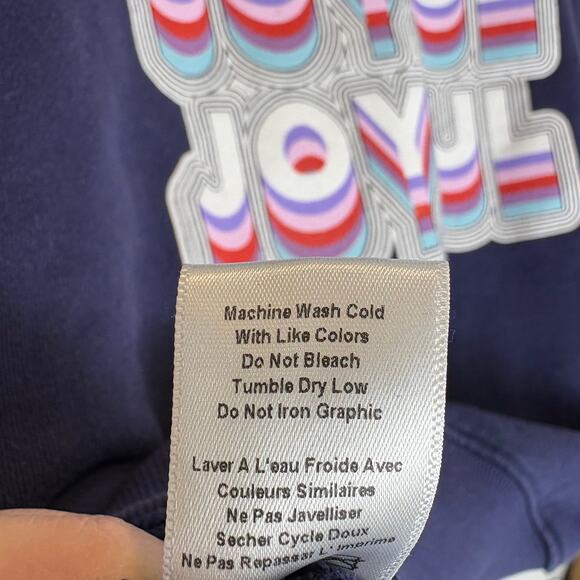 Spiritual Gangster - Joyful Classic Navy Blue Hoodie Sweatshirt- Size Medium - Picture 8 of 8